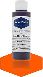 Electric Orange Soft Gel Paste 4-1/2 Ounces by Americolor