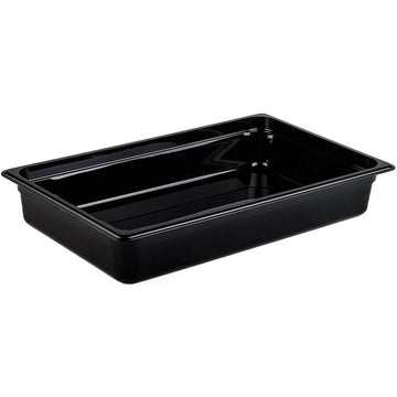 Cambro 14CW110 Camwear Food Pan plastic full-size 4"D black - Case of 6 – Food Storage Container