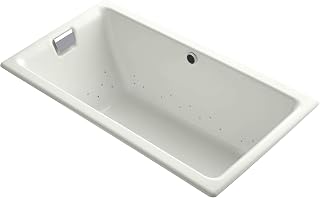 Kohler Tea-for-two 66-in Heated Bubblemassage Air Bath