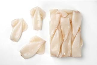 Pana Pesca Traditionally Cleaned Squid Tubes - 5/8 inch Tubes, 2.5 Pound -- 4 per case.
