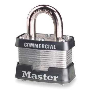 Keyed Padlock by Master Lock – Alloy Steel, Silver, Model 3KA