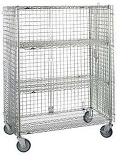 Metro™ 2448 SEC55DCQ QwikSLOT STM Security Caster Cabinet, 67-15/16 in x 52-3/4 in x 27-1/4 in, Chrome