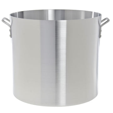 Stock Pot 60 Quart Aluminum - 17 3/10 Dia x 15 9/10 D by HUBERT – 60 Quarts, Aluminum, Silver, Model KASP060