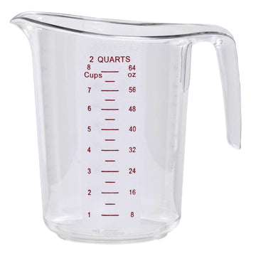 Measuring Cup 2 qt Clear Polycarbonate by HUBERT – 2.0 quarts, Polycarbonate, Clear, Model AB30D