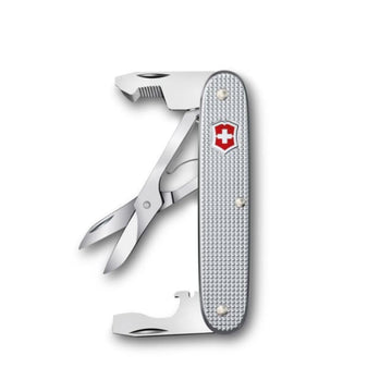 Companion Slim Alox Swiss Army Pocket Tool 6 Functions by Victorinox – Aluminum, Silver, Model 0.8170.26