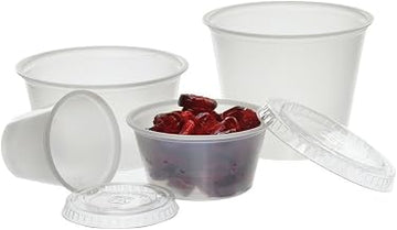 Portion Lids for 1 oz Containers 2500 Per Case