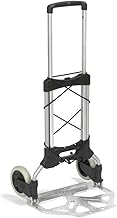 Wesco 220649 Steel Maxi Mover Lightweight Folding Truck, 275-lb. Load Capacity, 42" Height, 19" Depth x 19" Width