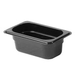Food Pan by Thunder Group – Polycarbonate, Black, Pack of 12, Model PLPA8192BK