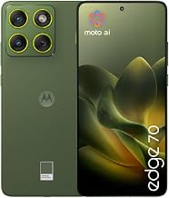Motorola Edge 70 Dual-SIM 512GB ROM + 12GB RAM (GSM | CDMA) Factory Unlocked 5G Smartphone (Pantone Bronze Green) - International Version