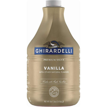 Vanilla Sauce Pump Bottle by Ghirardelli – 89.9 Ounce (Pack of 1)
