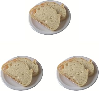 Carlisle FoodService Products Dallas Ware Plastic Bread Plate, Butter Plate, Melamine Plate For Catering, Restaurants, 5.5 Inches, White (Pack of 3)