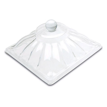 Delfin Amphora Jar 1 gal Clear Plastic Lid by DELFIN DESIGN & MFG – Plastic, Clear, Model LID-1G-00