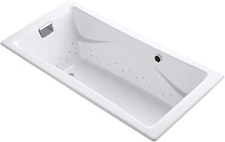 Kohler Tea-for-two 72-in Heated Bubblemassage Air Bath