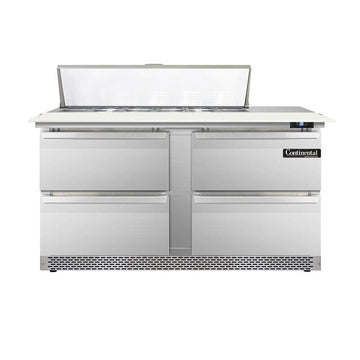 DL60-12C-FB-D Designer Line Sandwich Unit by Continental Refrigerator – Commercial Grade