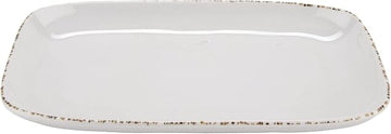 GET 12" x 7 1/2" Rectangular Urban Mill Melamine Platter (Set of 12)