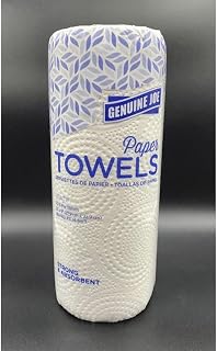 Genuine Joe Kitchen Paper Towels, 2-Ply, 9" x 11", 70 Count (Pack of 15)