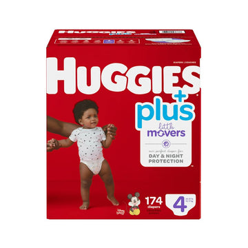 Plus Diapers by HUGGIES – Size 4, DryTouch Diaper Liner, White, Model 2955509