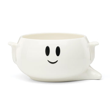 Halloween Ghost Candy Bowl by Lenox – 1 Count, 74 fluid_ounces, Porcelain, White, Model 899851