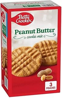 Betty Crocker Peanut Butter Cookie Mix 3-17.5 Oz (Pack of 2)