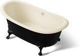 Kohler 21000-P5-96 Artifacts™ 66-1/4" x 32-1/2" freestanding bath, Biscuit