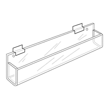 Slatwall Book Displays by Retail Resource – Acrylic, Model 2378