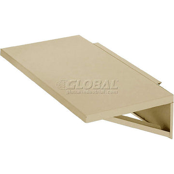 Computer Cabinet Side Shelf - Putty by Global Industrial – Alloy Steel, Putty, Model 237368PY