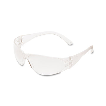 Checklite Glasses by MCR Safety – 1 Count (Pack of 1), Polycarbonate, Clear, Model CL110