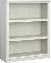 Starlight Canyon Home Glacier Oak Finish Storage Bookcase, Wooden, Country and Transitional Style, Rectangle Design, for Home Office or Living Room
