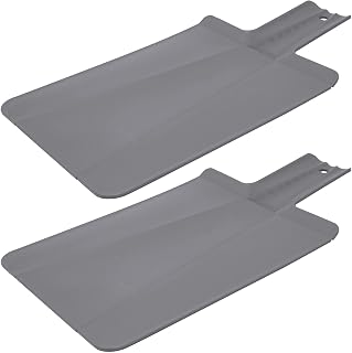 Westmark Flexi Cutting Boards – 2 high–Quality, Folding Cutting mats for Easy Cutting of Food, 637 x 21 x 0.4 cm – Gray, 21822E3