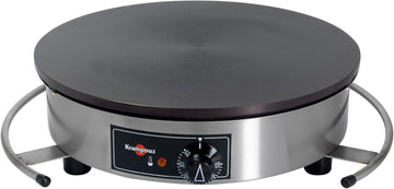 Krampouz Commercial Electric Crepe Maker by Eurodib – Stainless Steel, stainless_steel, Model CEBIR4110