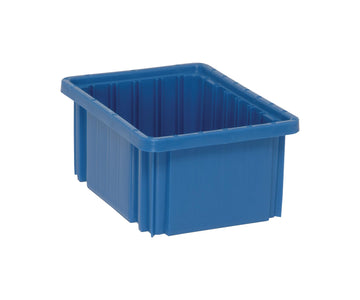 Dividable Grid Storage Container by QUANTUM STORAGE SYSTEMS – 11L x 9W x 5H, 448.0 cubic_inches, Plastic, Blue, Pack of 20