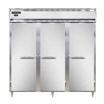 DL3R-PT Designer Line Three Section Pass-Thru Refrigerator by Continental Refrigerator – Commercial Grade