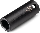 TEKTON 3/8 Inch Drive x 7/16 Inch Impact Socket | SID14011