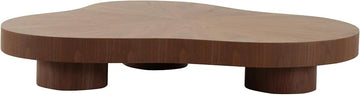 Larch - Modern Walnut Free Form Coffee Table
