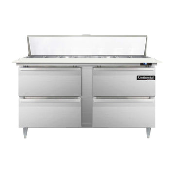 DL60-16C-D Designer Line Sandwich Unit by Continental Refrigerator – Commercial Grade