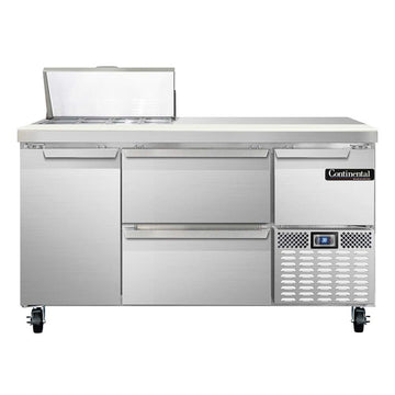 CRA60-8-D Refrigerated Base Sandwich Unit by Continental Refrigerator – Commercial Grade