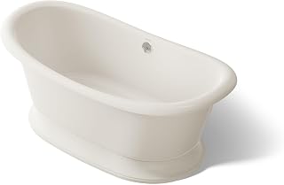 Kohler 21000-B-96 Artifacts™ 66-1/4" x 32-1/2" freestanding bath, Biscuit