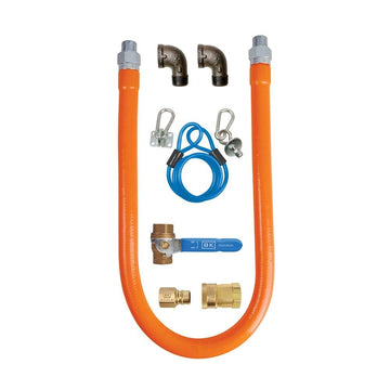 BK Resources Commercial Gas Hose Connector Kit # – Orange, Model BKG-GHC-10060-SCK3