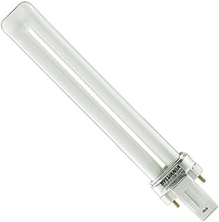 SYLVANIA 21136 CF13DS/827/ECO 13-Watt Single Tube Compact Fluorescent Light Bulb, 2700K, 800 Lumens, 82 CRI, T4 Shape, GX23 Bi-Pin Base
