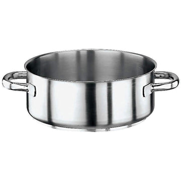 World Cuisine 39 Quart Stainless Steel Rondeau without Lid by PADERNO – 39.1 Quarts, 37 liters, Stainless Steel, Model 1009-50
