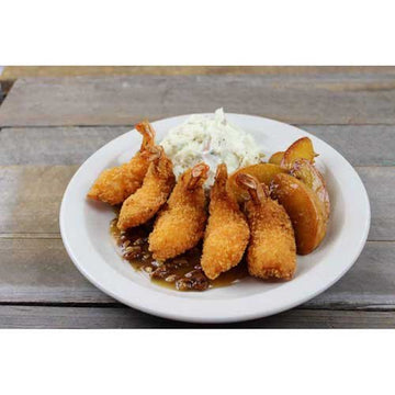 Mrs Fridays Home Style Breaded Deep Cut Shrimp - 12/15 Count by Mrs. Fridays – Pack of 4