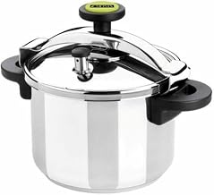 Monix Pressure Cooker With Safety Valve, 12.66 Qt. Stainless Steel 013206