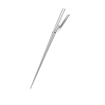 Meat and Roulades Larding Needle by GEFU – 19.5 x 2.2 x 1 cm, Stainless Steel, Silver, Model 11500