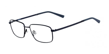 Nathaniel 600 412 Eyeglasses Men's Navy Full Rim Optical Frame 52mm by Flexon – Lens-52 Bridge-17 Temple-140, Plastic, Navy, Model FLEXON NATHANIEL 600