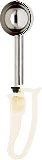 Zeroll 2010-EX Universal Extended Length EZ Disher Food Portion Control Scoop Designed for Right or Left Hand Use Dishwasher Safe, 2 5/8-Inch, Ivory