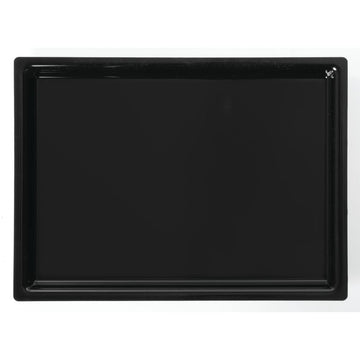 Cal-Mil 10" x 14" x 1" Acrylic Tray by Cal Mil – Plastic, Black, Model 335-10-13