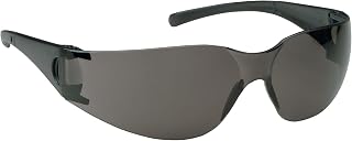 KLEENGUARD Element Safety Glasses (25631), Lightweight, Economical, Disposable, Metal-Free, Smoke Lens, Black Frame, 12 Pairs / Case