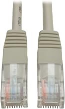 Eaton Tripp Lite Cat5e 350MHz Molded Patch Cable (RJ45 M/M) - Gray, 1-ft.(N002-001-GY)