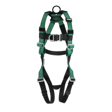Full Body Harness by MSA – X-Large, Nylon, Gray, Model 10206083