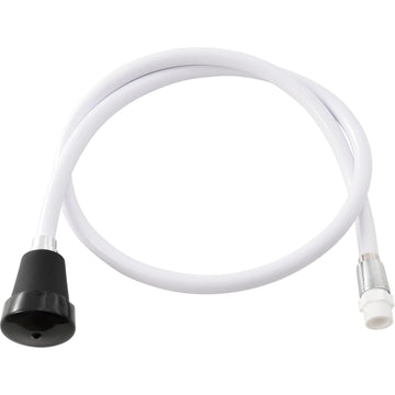 Portable Eyewash Replacement Drench Hose Attachment by Global Industrial – Polyvinyl Chloride (PVC), White, Model 708RP580